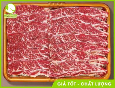 Sườn Bò Mỹ Có Xương Cắt Dày 8Mm - 1Cm