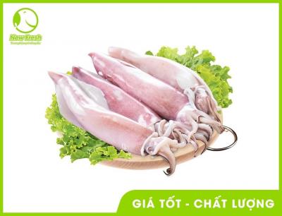 Mực Ống Làm Sạch Đặc Biệt 6-8