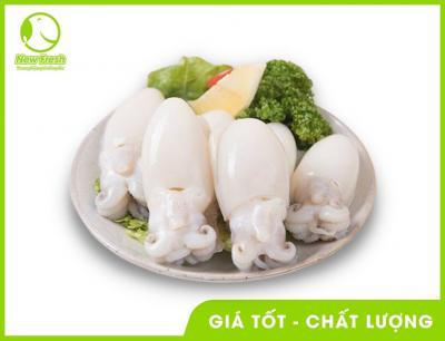 Combo 2Kg Mực Nang Nút Làm Sạch