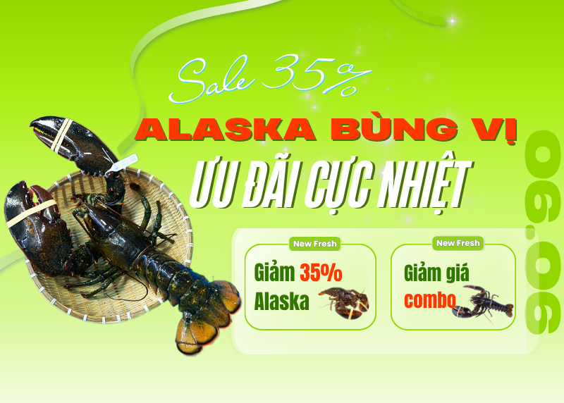 Alaska bùng vị