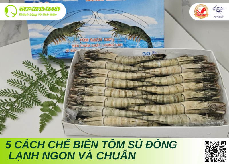 Chế biến tôm sú đông lạnh