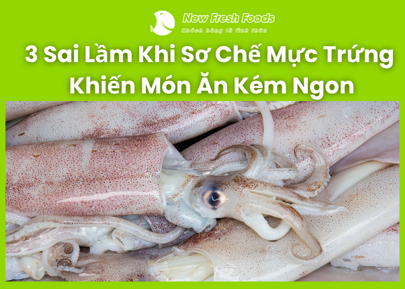 sơ chế mực trứng