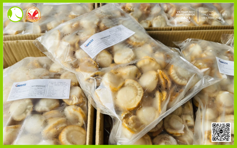 Cồi sò điệp hấp