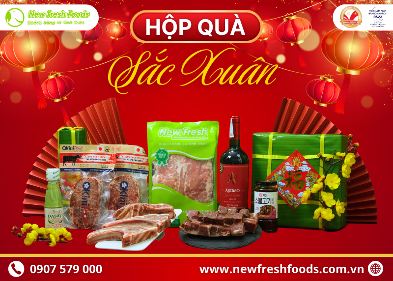 Hộp quà Sắc Xuân New Fresh 2025