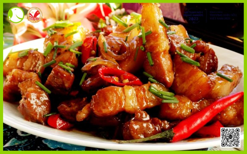 Ba rọi Iberico sốt chua ngọt