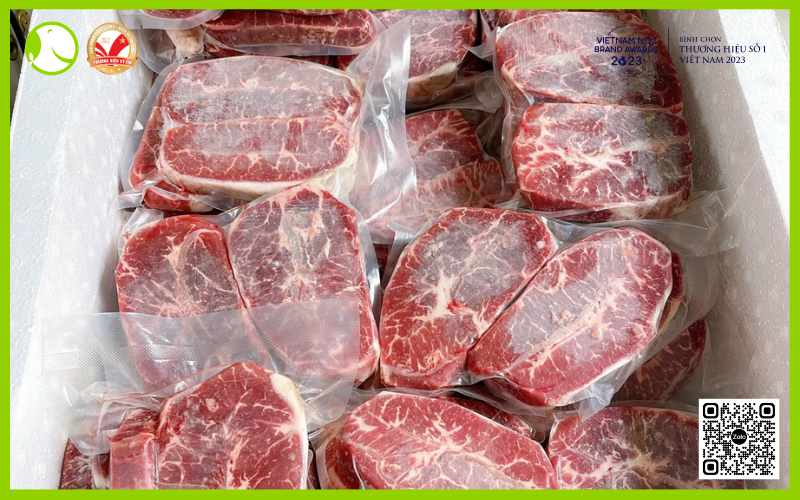 Lõi vai bò Mỹ cắt lát 