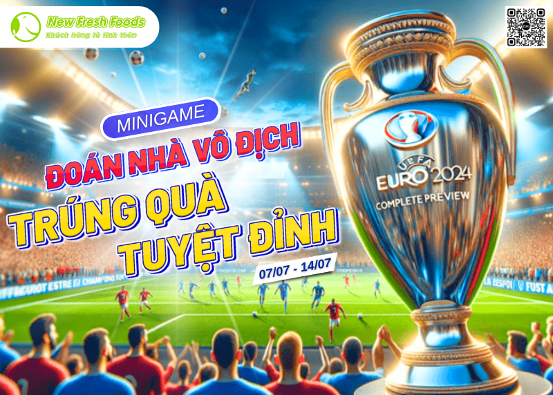 Mini game Euro 2024 tại New Fresh 