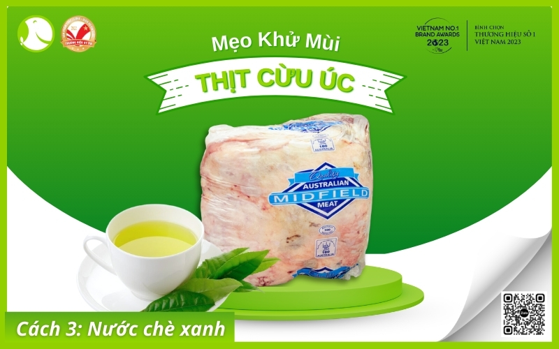 Khử mùi thịt cừu bằng lá chè