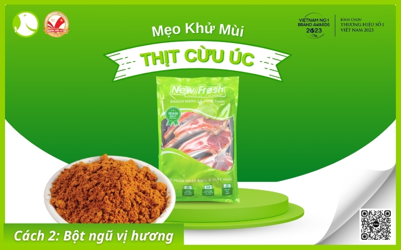 Khử mùi thịt cừu bằng ngũ vị hương