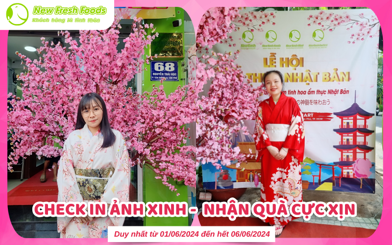 Check in ảnh xinh - nhận quà cực xịn đên hết ngày 06/06/2024