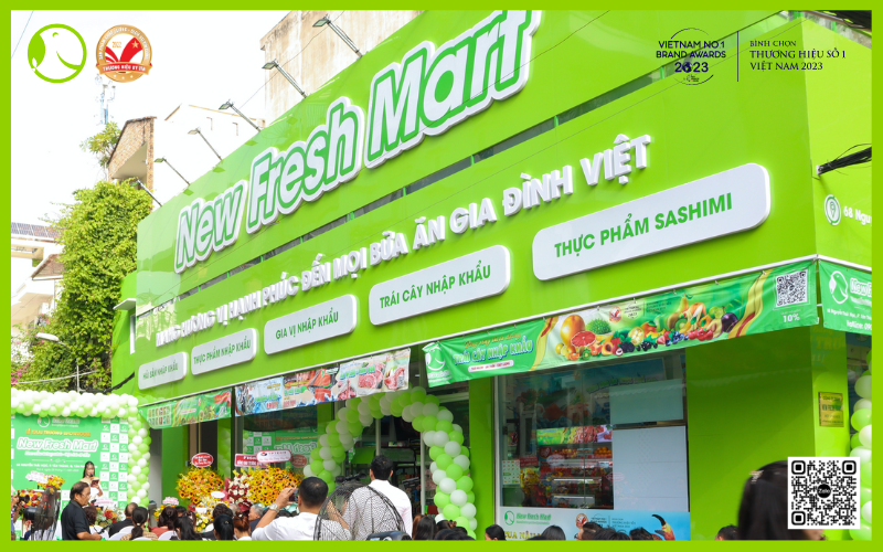 Showroom New Fresh Mart  tại địa chỉ 68 Nguyễn Thái Học, Tân Thành, Tân Phú, TP.HCM