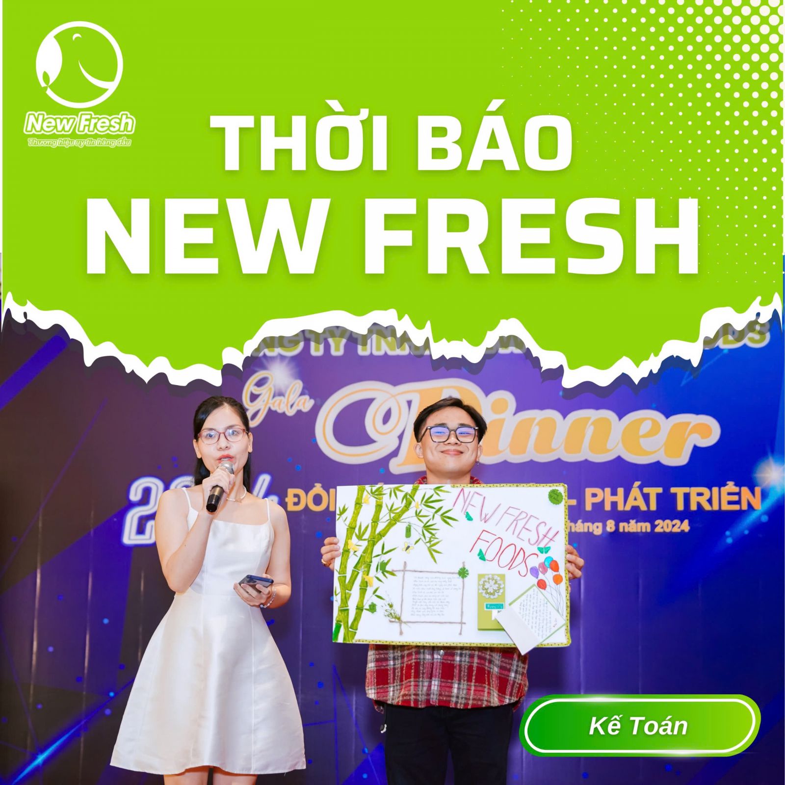 Báo tường của bộ phận kế toán