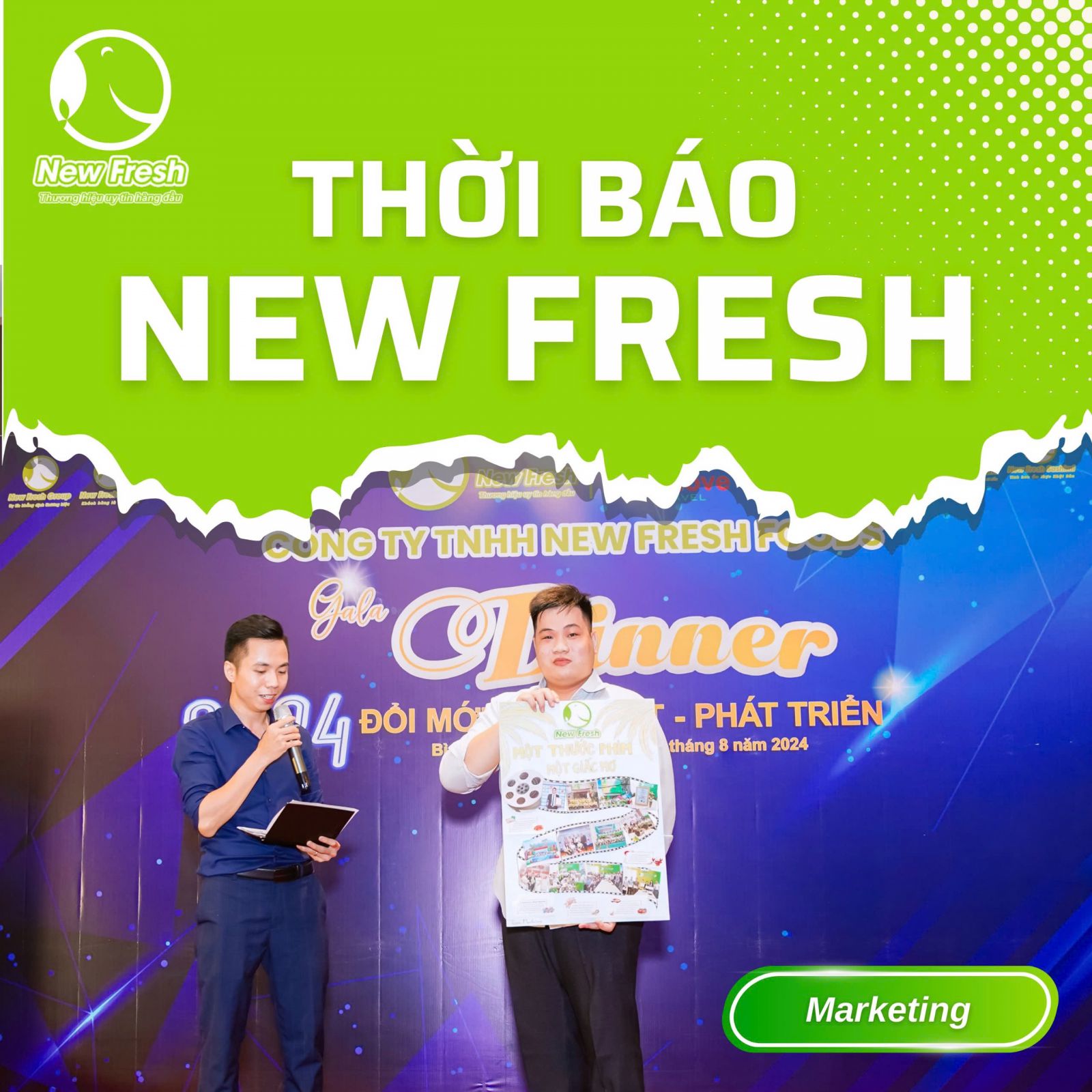 Báo tường của bộ phận martketing