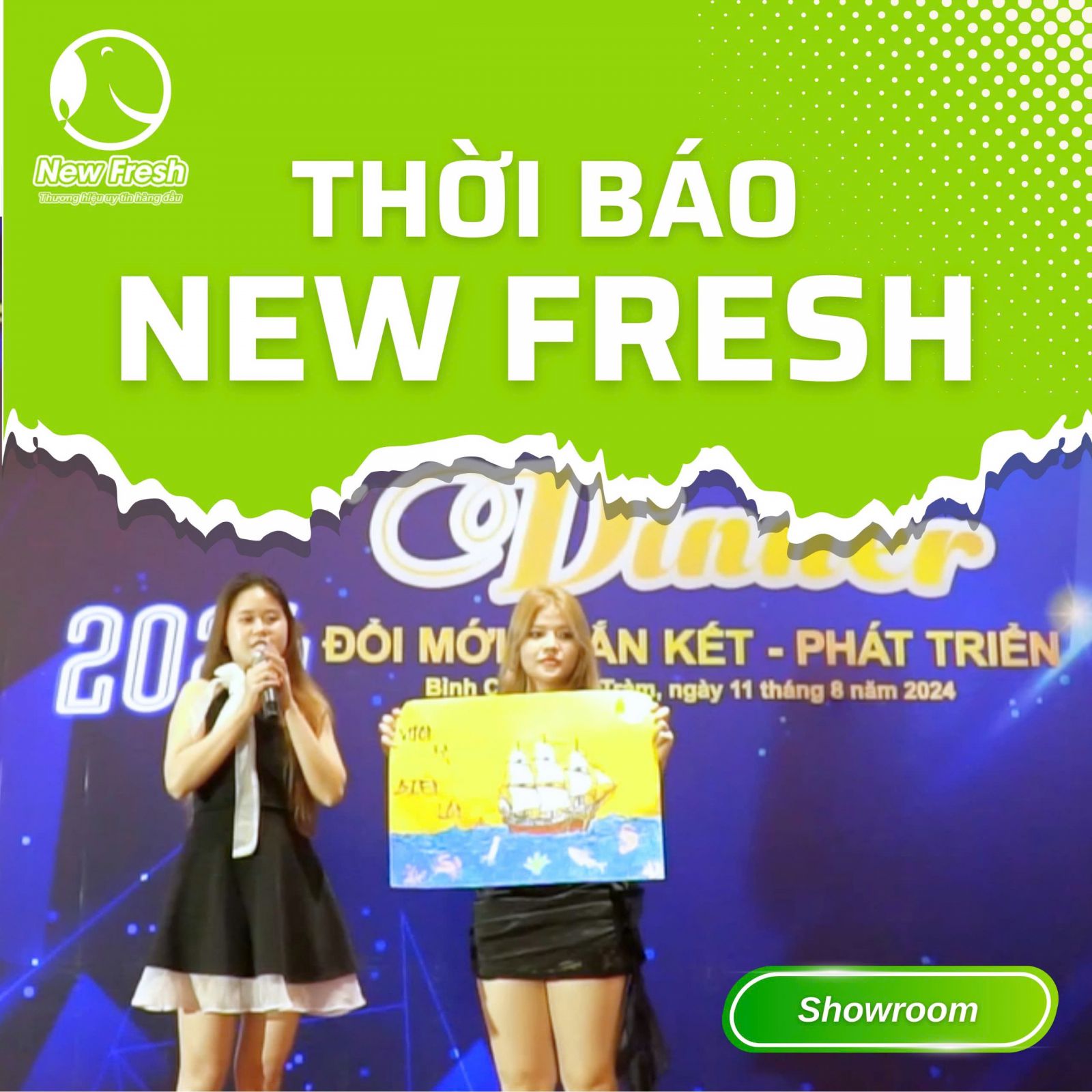 Báo tường của showroom 68