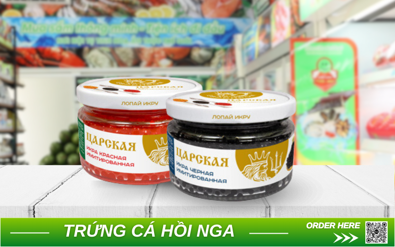 Trứng cá hồi Nga