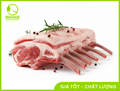 Sườn Cừu Có Xương Cắt Kiểu Pháp