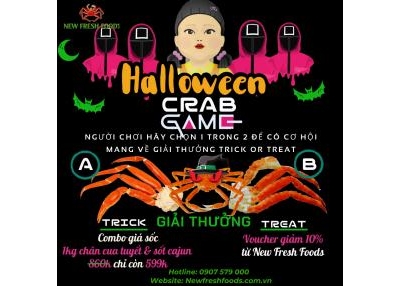 Crab Game - Trò Chơi Con Cua Halloween Bùng Nổ