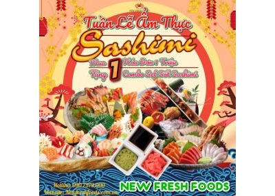 Tuần Lễ Ẩm Thực Sashimi Mua 1 Tặng 1 