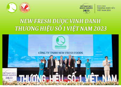 New Fresh Được Vinh Danh Thương Hiệu Số 1 Việt Nam 2023