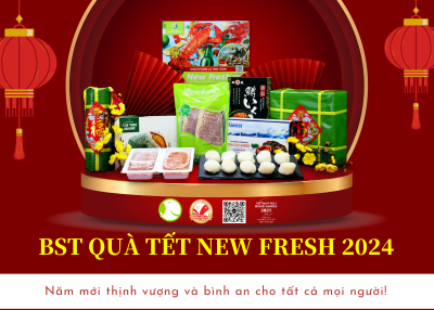 Top Combo Quà Tết Cao Cấp - Hộp Quà Tết New Fresh 2024