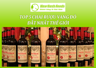 Top 5 Chai Rượu Vang Đỏ Đắt Nhất Thế Giới