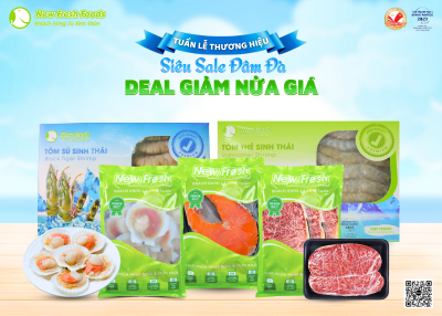 [Tuần Lễ Thương Hiệu New Fresh] Săn Sale Đậm Đà - Deal Giảm Nửa Giá