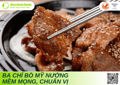 Ba Chỉ Bò Mỹ Nướng – Mềm Mọng, Chuẩn Vị, Gây Nghiện Từng Lát