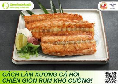 Cách Làm Xương Cá Hồi Chiên Giòn Giòn Rụm Khó Cưỡng!
