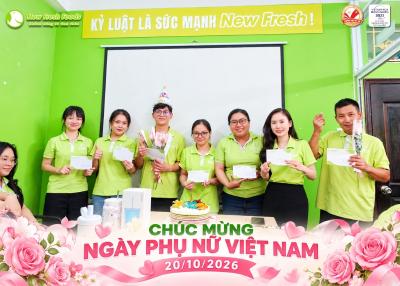 New Fresh Foods Chúc Mừng Ngày Phụ Nữ Việt Nam 20/10: Ngọt Ngào Từ Những Điều Giản Dị